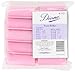 Diane Foam Hair Rollers, 1-Inch Diameter, Soft and Durable Foam with Snap-Lock Closure for Comfortable Styling and Long-Lasting Curls, Pink, 10 Count