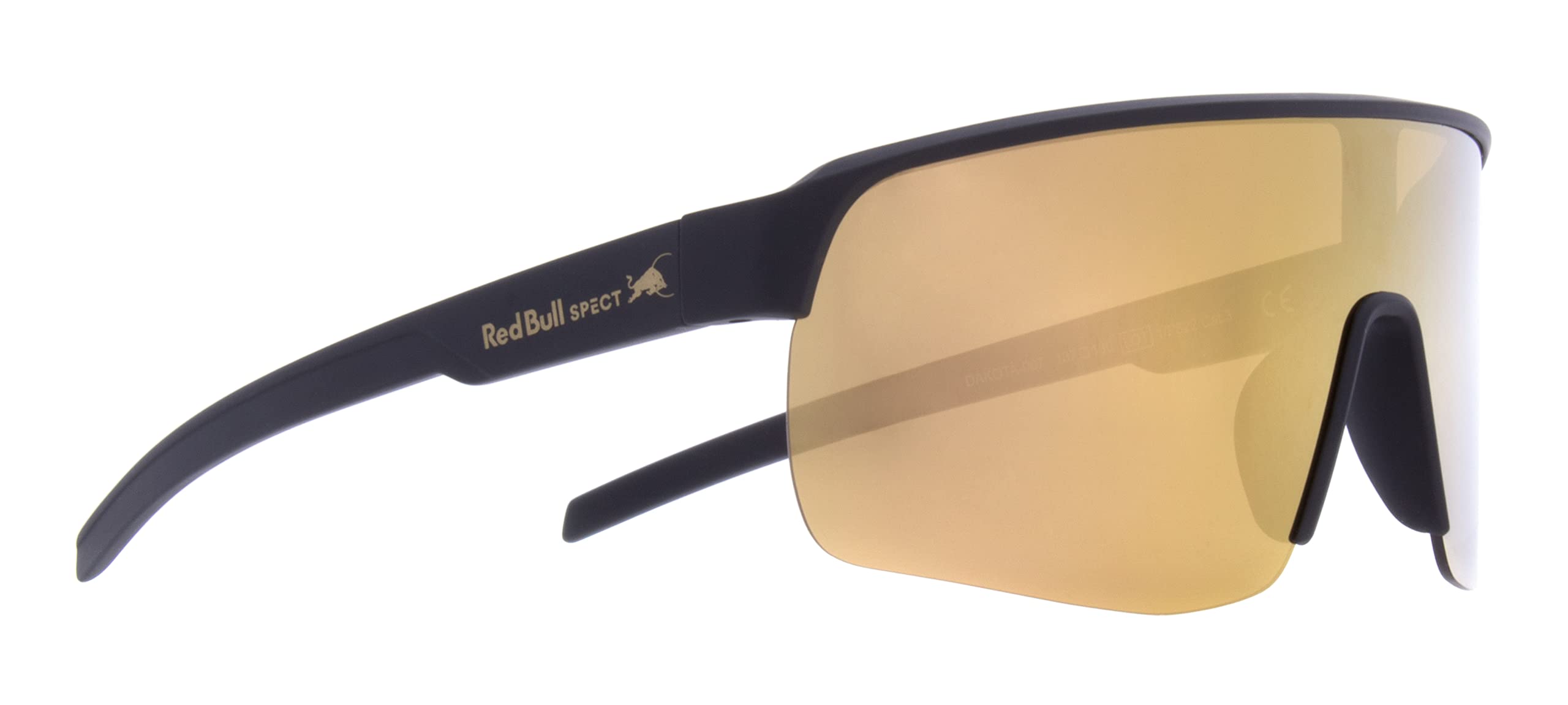 Red Bull Spect Eyewear Unisex's Dakota Sunglasses, Rubber Black, M