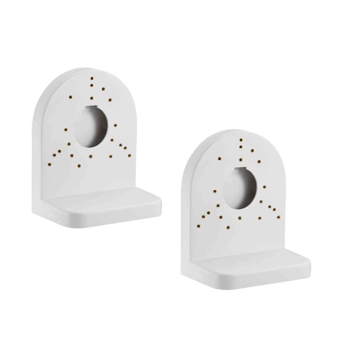 Photo 1 of Ares Vision Universal CCTV Camera ABS Plastic Wall Mount Junction Bracket (2 Pack)