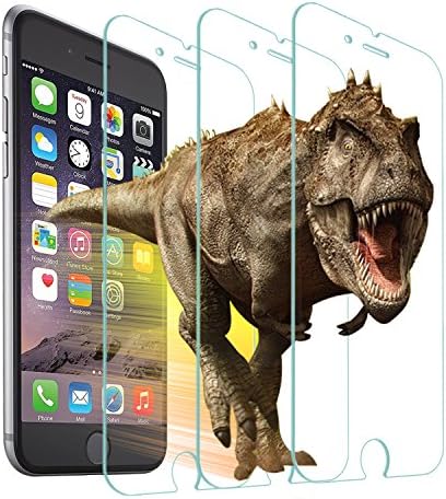[3-Pack] iPhone 6 6S Tempered Glass Screen Protector, YepTech 0.22mm Slim 9H Hardness Bubble Free, Anti-Fingerprint, Scratch Coating For iPhone 6 6S