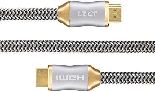 4K HDMI 2.0 Cable 60FT LZCT HDMI Cord V2.0, 4K@60Hz Ultra HD High Speed 18Gbps with Ethernet Support 2160P 3D ARC(Audio Return Channel) for HDTV XBOX PlayStation Blu-Ray/DVD