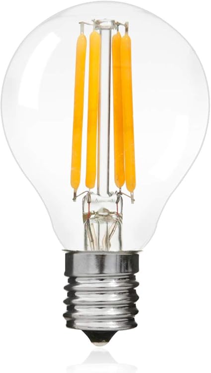 Amazon Co Jp Tengyuan Led電球 フィラメント電球 シャンデリア電球 E17 40w形 4w 電球色 クリア電球 エジソンランプ G45 ミニ電球 360度発光 1個入り ホーム キッチン