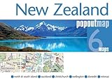 New Zealand PopOut Map: pop-up street map of New Zealand - folded pocket size travel map by 