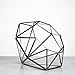 NCYP Large Eight-Surface Diamond Shape Geometric Glass Terrarium Succulent Plant Flower Pot, No Plants Included