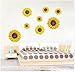 1 PCS Removable 3D Sunflower Wall Sticker Home Decor Room Decals Stickers 20CM /25CM/30CM/40CM (20cm)