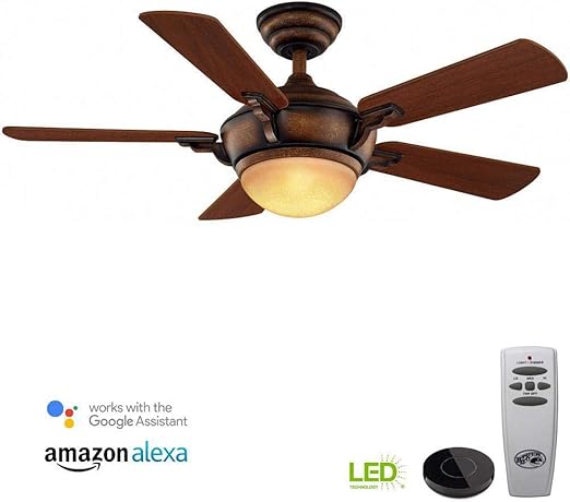 google assistant ceiling fan control
