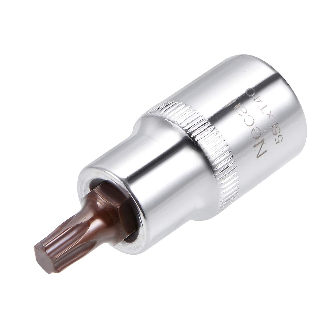 sourcing map 1/2-Inch Drive T40 Torx Bit Socket S2 Steel 55mm Length
