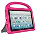 LEDNICEKER Kids Case for Fire HD 10 2017 - Light Weight Shock Proof Handle Friendly Convertible Stand Kids Case for Fire HD 10.1 inch (7th Generation, 2017 Release) - Magenta/Rose