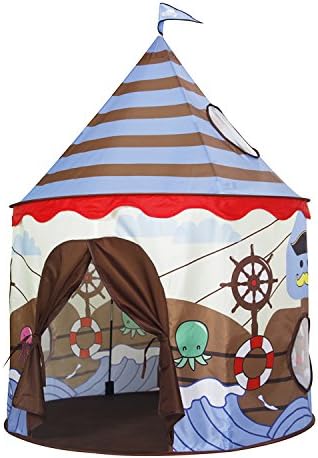 Homfu Kids Castle Tent For Children Play As Boys And Girls Giftt Toy For Birthday And Christmas Indoor And Outdoor (grey)