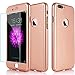 iPhone 7 Plus Case 360 CellPRO [Full Body Series] Premium Hard TPU Cover-Full Protection (Dual Layer 0.1 mm Slim) Anti-Slip Grip Designed Ultra Clear Screen Protector Glass for Apple iPhone7+ (Pink)