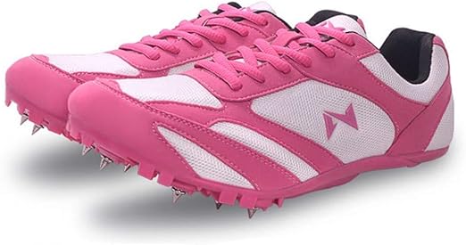 pink track spikes mens