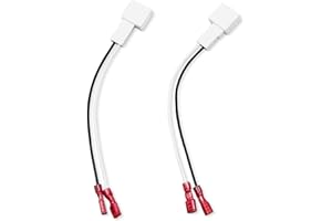 2pcs 72-8104 Speaker Adapter Wire Harness, Car Front and Rear Door Speaker Wire Harness Adapter Plug Replacement for Toyota T