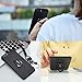 iPhone 8 Plus Silicone Case, iPhone 7 Plus Soft Case with Ring Stand for Men, WXY Flexible Thin Cover Slim Fit for Apple iPhone 8 Plus & 7 Plus 5.5'' Black