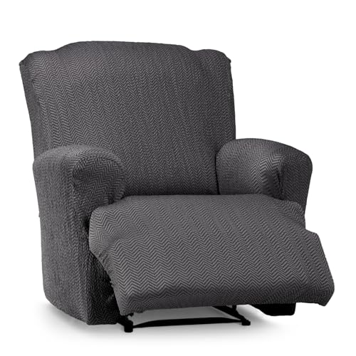 Eysa Luz Stretch Sofa Cover for Relax Recliner - Anthracite