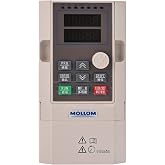 MOLLOM VFD 2.2KW 220V Variable Frequency Drive Inverter | 3HP 9.6A,Single or Three Phase Input to 220V 3Phase,0-3000 Hz Output For Spindle Motor CNC Speed Control