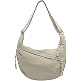 Crescent Crossbody Shoulder Bag For Women Hobo Bag Multi-Pocket Nylon Backpack Travel Shopping Dumpling Bag