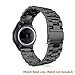 Gear Sport/Gear S2 Classic Watch Band, Infiland Stainless Steel Metal Replacement Strap Wrist Band for Samsung Gear Sport SM-R600/ Gear S2 Classic SM-R732 & SM-R735 SmartWatch - Black
