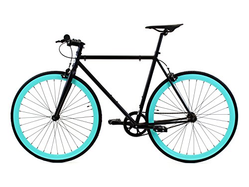 Golden Cycles Single Speed Fixed Gear Bike with Front & Rear Brakes