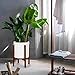 Mid Century Modern Plant Stand, Tall Bamboo Plant Stand Indoor -Stylish Modern Plant Holder with Soft Feet -Eco-Friendly, Solid, Elegant, Wooden Mid Century Plant Stand 10