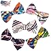 5 PC Mens Assorted Pattern Pre-Tied Adjustable Neck Tie Bowties (A-01)