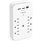 USB Surge Protector Outlet Extender BESHON 6 Outlets Wall Plug with 3 USB Charging Ports (1 USB-C Port), 490J Electrical…