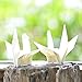 Hangnuo 50 PCS Origami Paper Cranes Folded DIY Japanese Crane Mobile String Garland for Wedding Party Backdrop Home Decoration, White