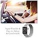 Vati  Watch Sport Loop Band, Hook and Loop Fastener Adjustable Closure Wrist Strap Lightweight Breathable Nylon Replacement Band for Apple Watch Nike+, Series 3/2/1, Sport, Edition (38MM, Seashell)