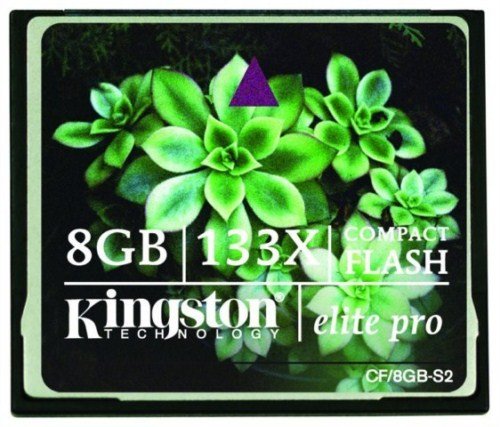 CF/8GB-S2 - Kingston Elite Pro - Flash memory card - 8 GB - 133x - CompactFlash Card Suitable For Professional digital Cameras