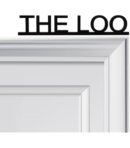 Letrero De Puerta De WC, Letrero De Inodoro Para Puerta, Letrero