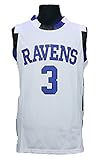 Mens #3 Lucas Scott One Tree Hill Movie Basketball Jersey Embroidered and Stitched white/black S to XXXL