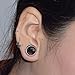 Longbeauty Stainless Steel Bat Screwed Ear Expander Plugs 10mm Pair