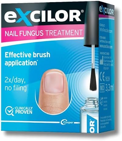 Excilor Fungal Nail Treatment 3.3ml Biotin Nail Barrier Fast Drying