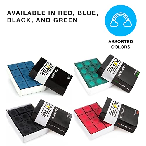 Felson Pool Chalk Cubes Pool Table Accessories For Table Billiards