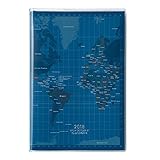 Image de 2018 Agenda / Diary / Weekly Vertical / B6size/ Globe (CV) / Blue