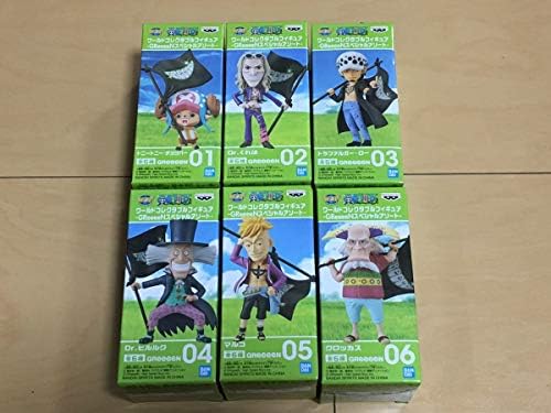 Amazon ワンピース ワールドコレクタブルフィギュア Greeeenスペシャルアソート ワーコレ 全6種セット プライズ景品 Rai キャラクター グッズ フィギュア ドール 通販
