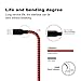 Lightning Cable,ONSON Charger Cables 4Pack 3FT 6FT 6FT 10FT to USB Syncing and Charging Cable Data Nylon Braided Cord for iPhone 7/7 Plus/6/6 Plus/6s/6s Plus/5/5s/5c/SE and more (Black&Red)