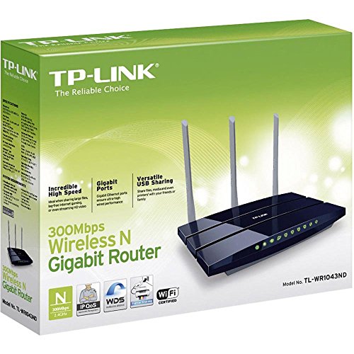Roteador Wi Fi 3 Antenas 300Mbps Law Tl-Wr1043nd Tp-Link