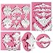 Funshowcase Baroque Style Curlicues Scroll Lace Fondant Silicone Mold for Sugarcraft, Cake Border Decoration, Cupcake Topper, Jewelry, Polymer Clay, Crafting Projects, 5 in Set
