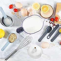 Recogwood 10 Pieces Measuring Cups and Spoons
