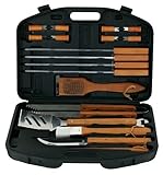 Mr. Bar-B-Q 94001X 18-Piece Stainless-Steel Barbecue Set With Storage Case, 2 Sets