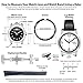 25MM RUBBER WATCH STRAP BAND FOR HUBLOT FUSION TITANIUM H BIG BANG 44-45MM BLACK