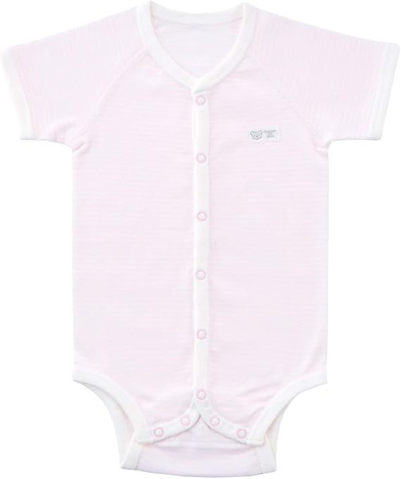 Amazon Co Jp 赤ちゃんの城 ミニオール ボーダー フライス 春夏秋冬 肌着 部屋着 日本製 服 ファッション小物