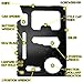 [ Tactical Safety Essentials ] 1PC Silver 11 in 1 Multitool Card Multi Purpose Survival Pocket Tool Credit Wallet