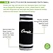Champion Sports SL4B Youth Sock Style Soccer Shin Guards - Ages 4-6, Black, Small