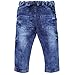 Big Elephant 3 Pieces Baby Boys Shirt Jacket Jeans Set Toddler Pants Clothing D99 (18-24 months)