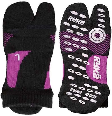 Amazon ライカ フィットネスソックス 足袋型ソックスrsox6bpp23 ブラック 23 25cm スポーツ アウトドア