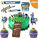 Video Games Cupcake Toppers Cake Toppers, 24pcs WELL BUY Battle Royale Cupcake Toppers Game Cake Toppers Kids Birthday Party Supplies Decoration for Game Fans, Boys Girls Cake Cupcake Decorations for Birthday Parties, Sleepovers, School Party, Game Night!