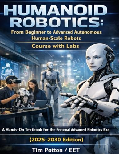 Humanoid Robotics: From Beginner to Advanced Autonomous Human-Scale Robots Course with Labs: A Hands-On Textbook for the Personal Advanced Robotics Era (2025–2030 Edition)