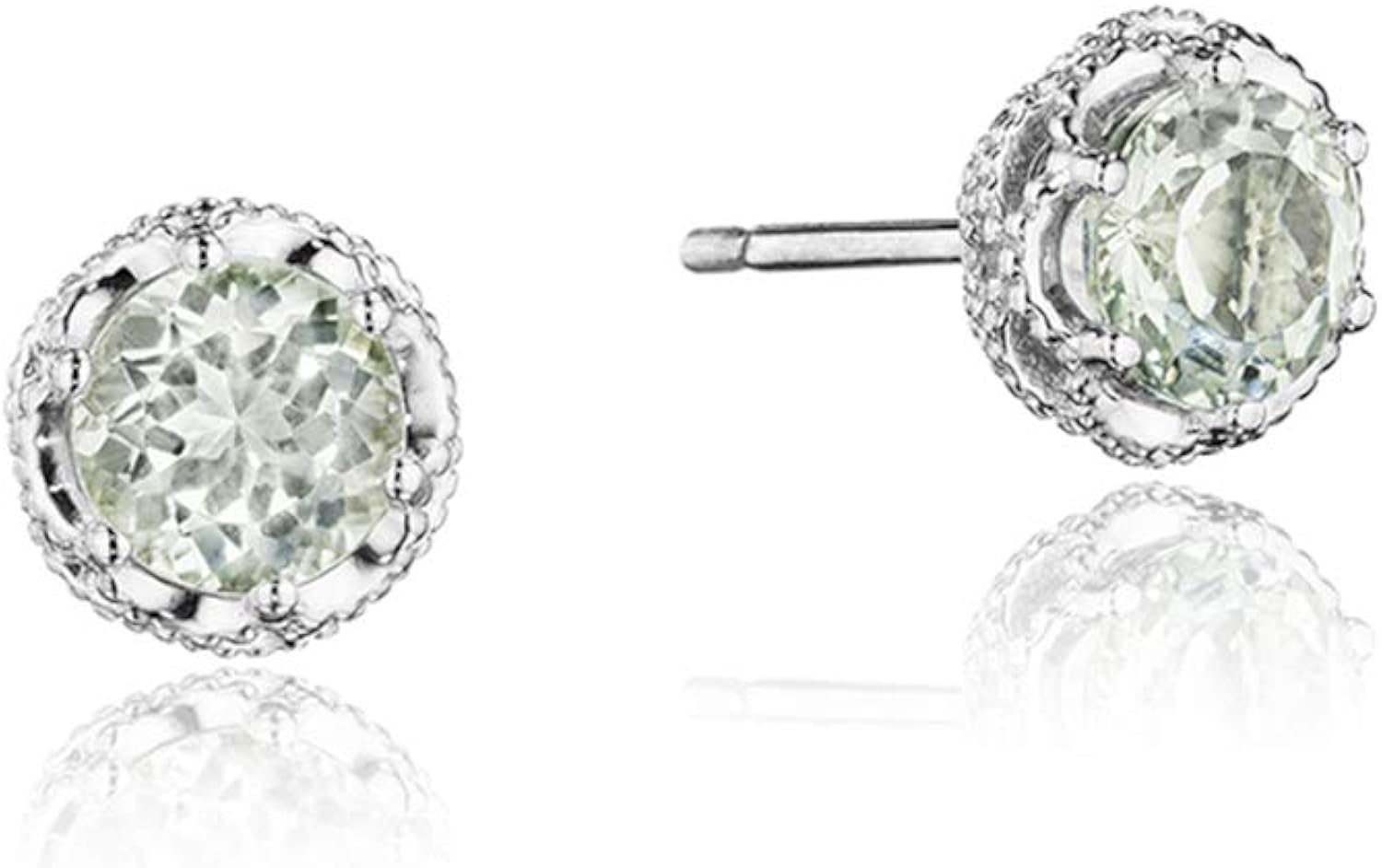 Tacori SE24012 Crescent Crown Prasiolite studearring 925 sterling