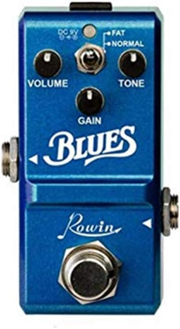 Rowin LN-321 BLUES Wide Range Frequency Response Overdrive Sound Guitar Effect Pedal 2 Modes Normal/Fat True Bypass Metal Shell